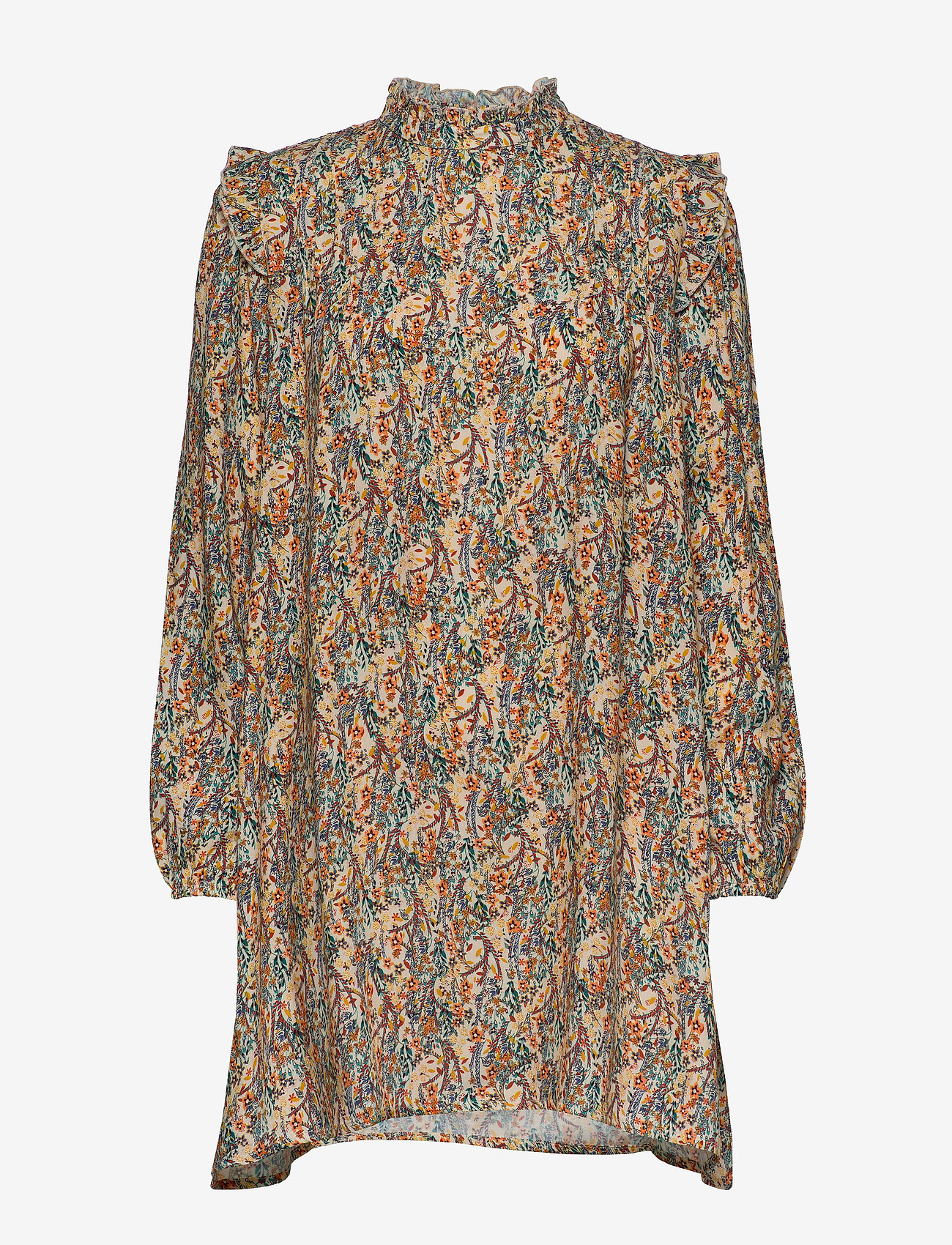 Yasline Ls Short Dress D2d (Creme) (524.25 kr) YAS Brown Genser Y.A.S Kjoler - Dameklær er billig