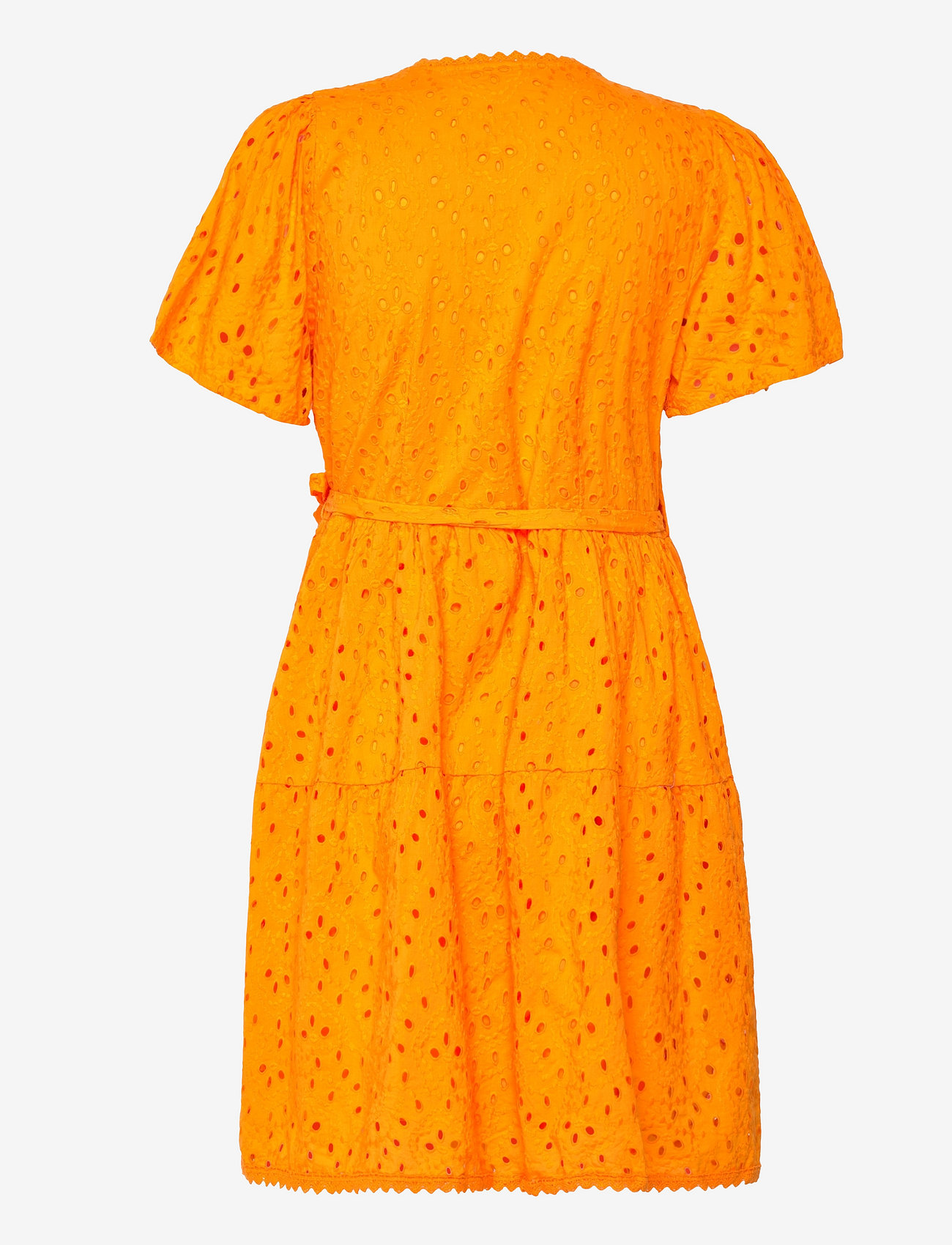 YAS - YASLOHRI SS WRAP DRESS S. - krótkie sukienki - radiant yellow - 1
