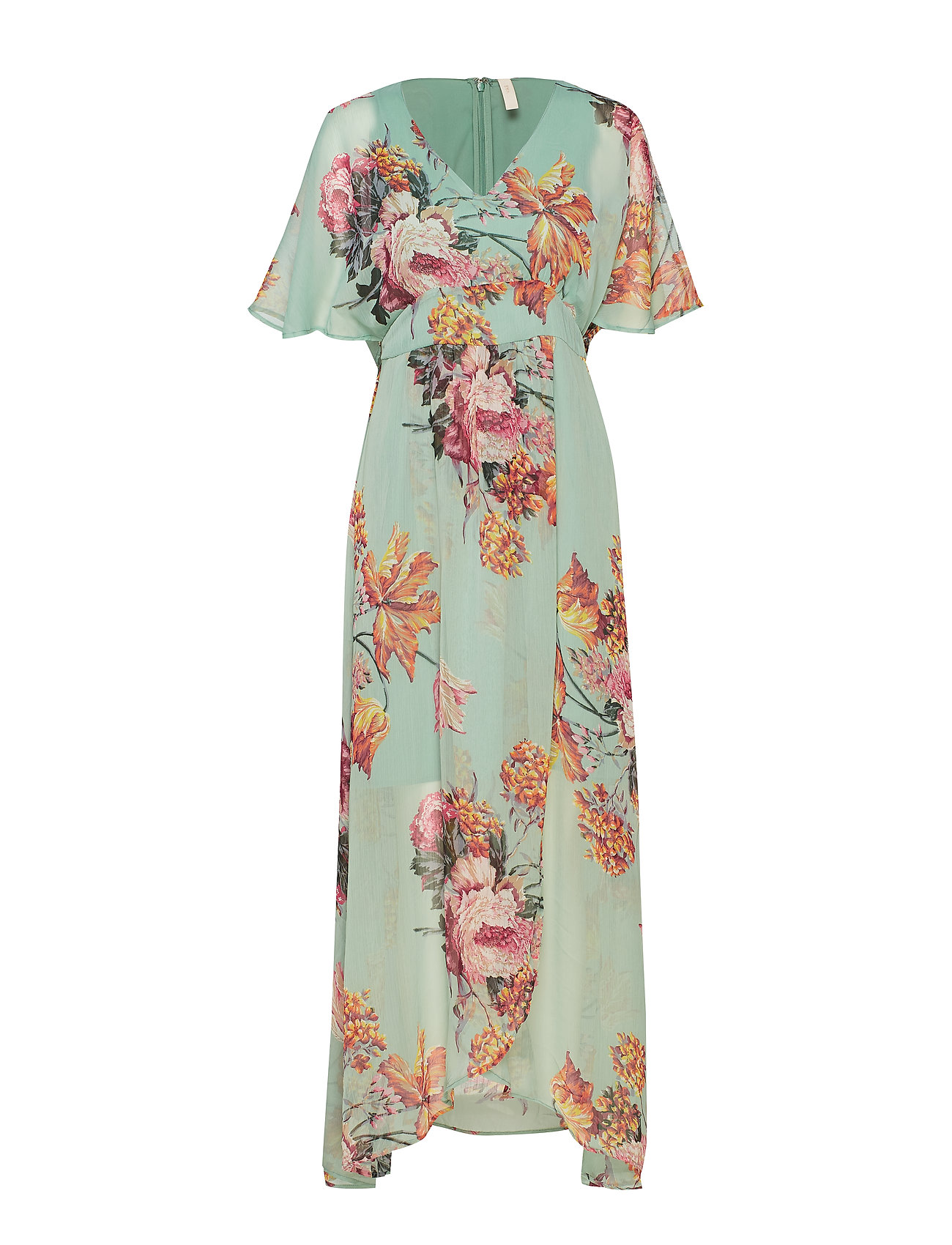 Yasmalla Ss Maxi Dress Da Galajurk Groen Yas yas kopen in de aanbieding