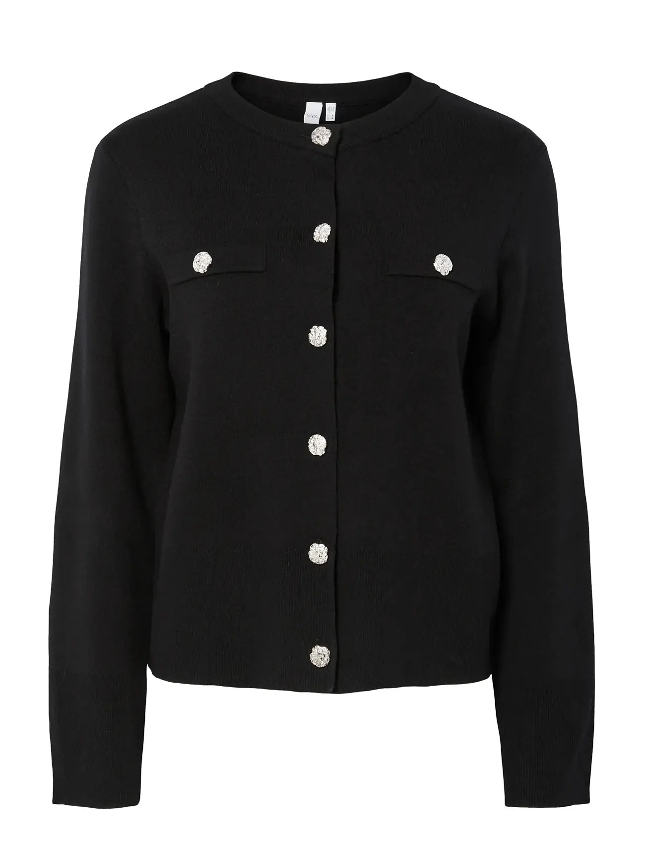 YAS Yaspimi Ls Knit Cardigan S. Schwarz - S - Damen