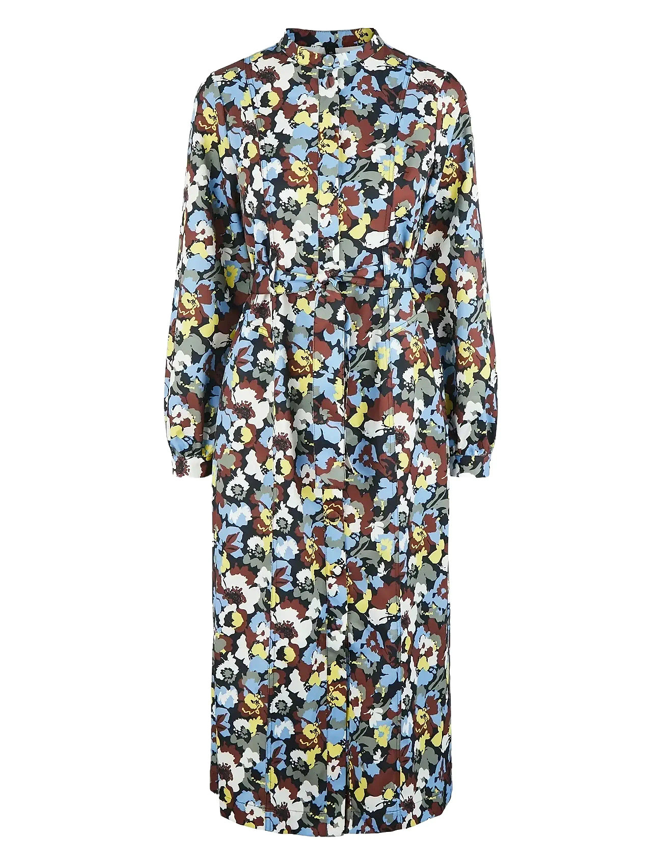 Yasrosita Ls Midi Dress Patterned YAS