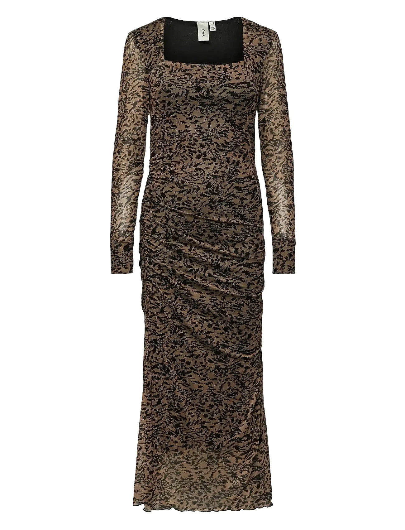 Yaskrizza Ls Midi Dress - Pb Patterned YAS