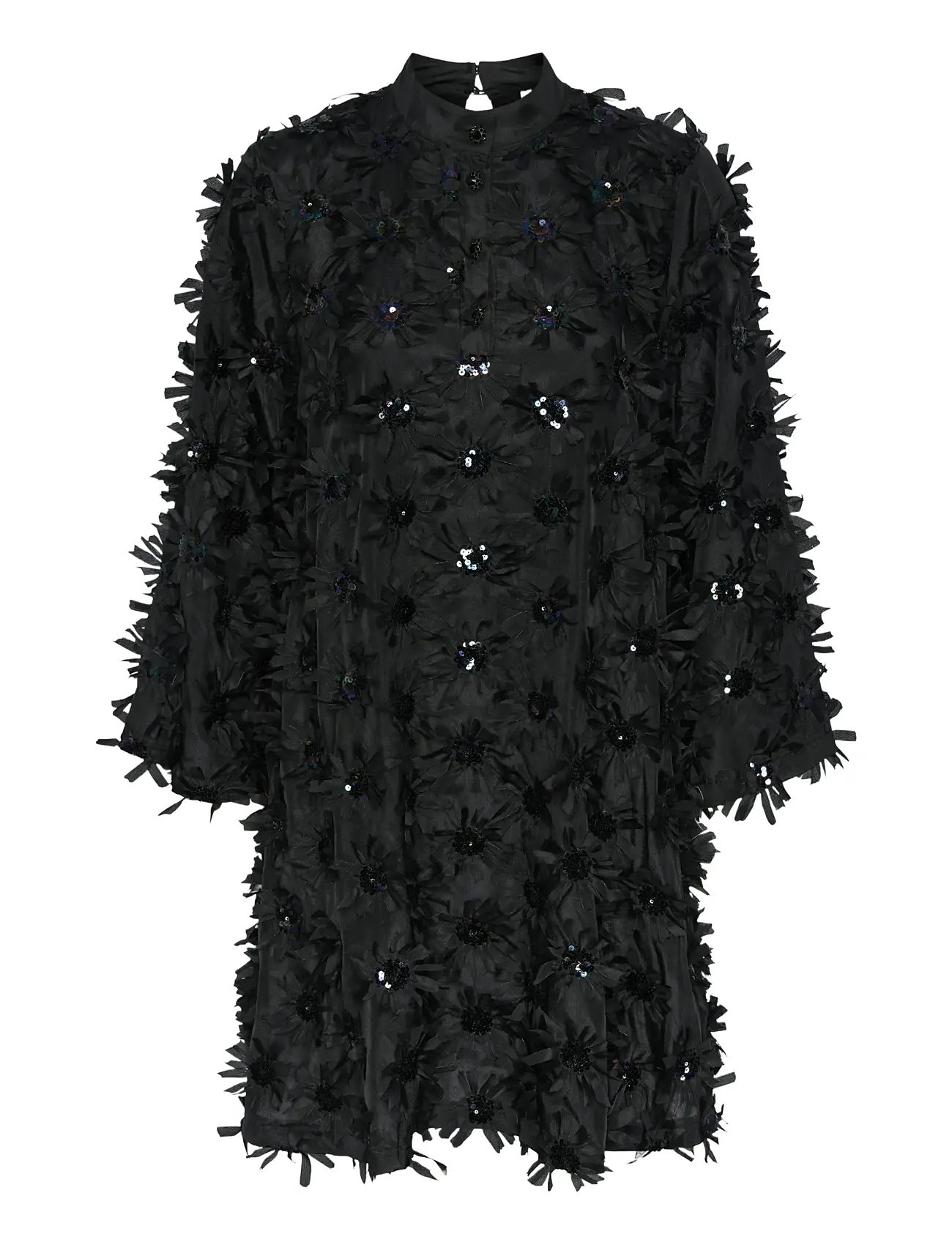 YAS Yasabelone 7/8 Kurz Kleid - Show Schwarz - 38 - Damen
