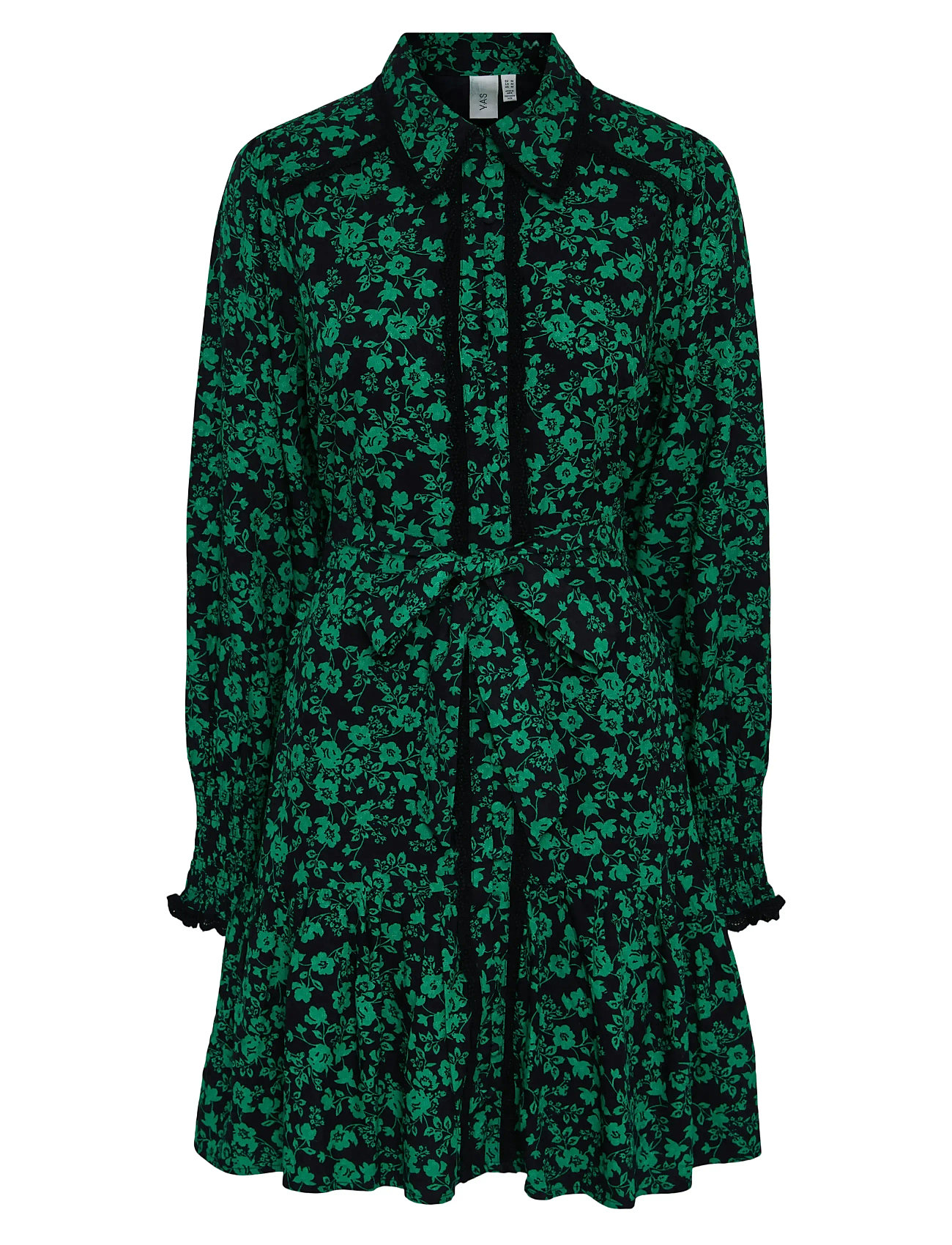 Yastilera Ls Shirt Dress S. Noos Green YAS