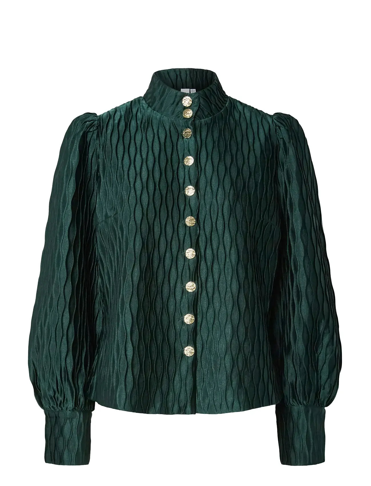 YAS Yasripple Ls Shirt - Show Grün - 34 - Damen
