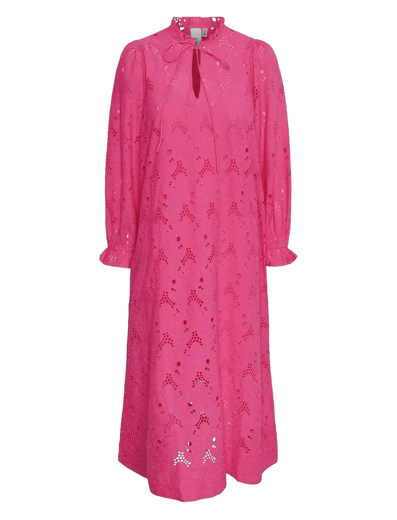 Yassunsi Ls Long Dress S. Knelang Kjole Pink YAS