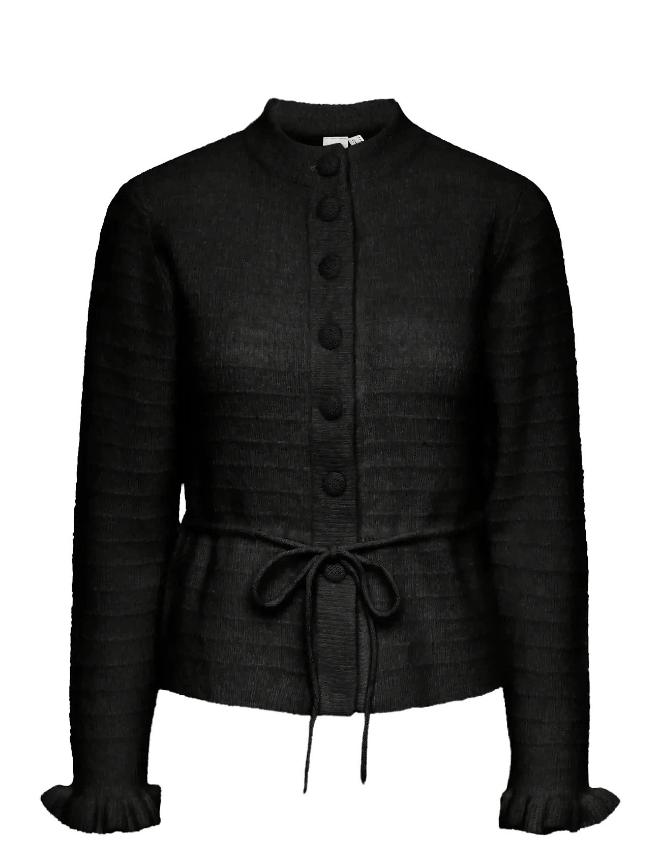 YAS Yasthellis Ls Knit Cardigan S. Schwarz - L - Damen
