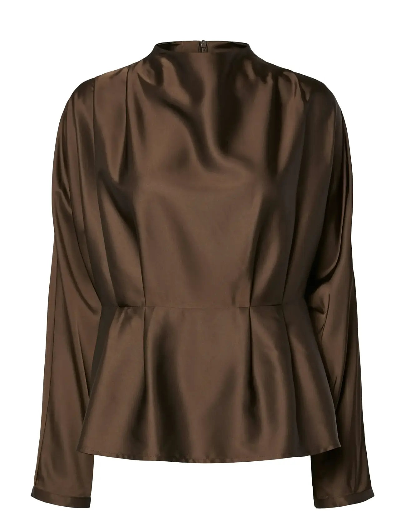 YAS Yasyera Ls Top, 40, Brown, Bluser > Langærmede, Dame