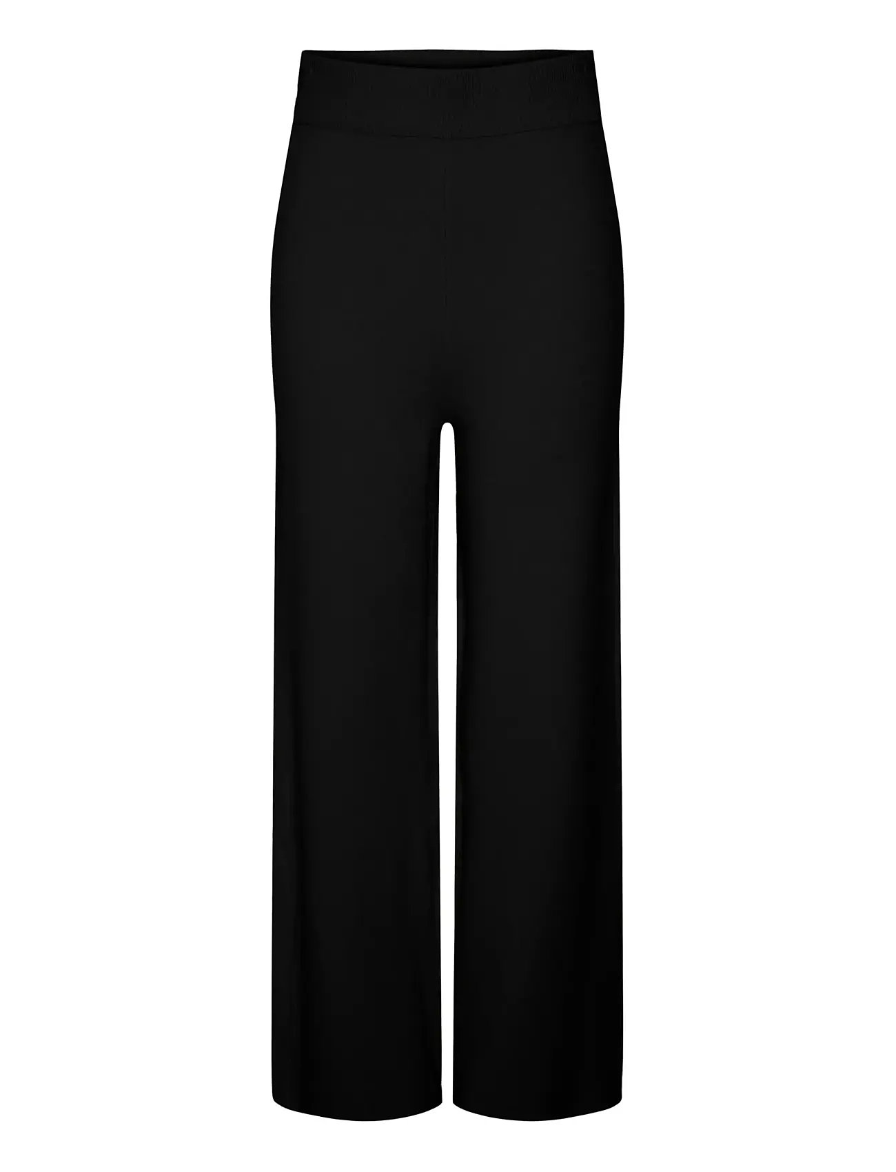 YAS Yasfonny Hw Knit Hose S. Noos Schwarz - M - Damen
