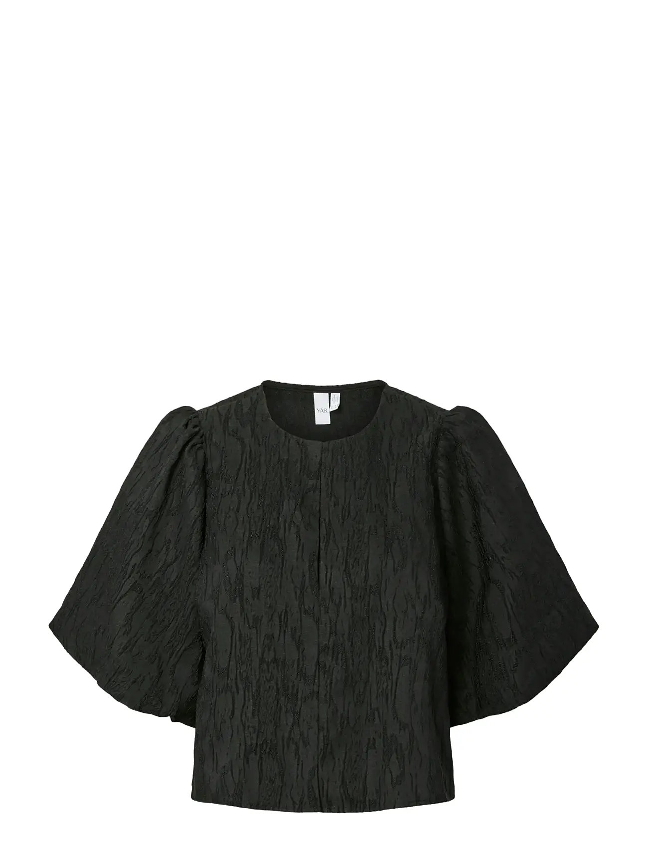 YAS Yasminu 2/4 Kurz Oberteil S. Noos Schwarz - 46 - Damen