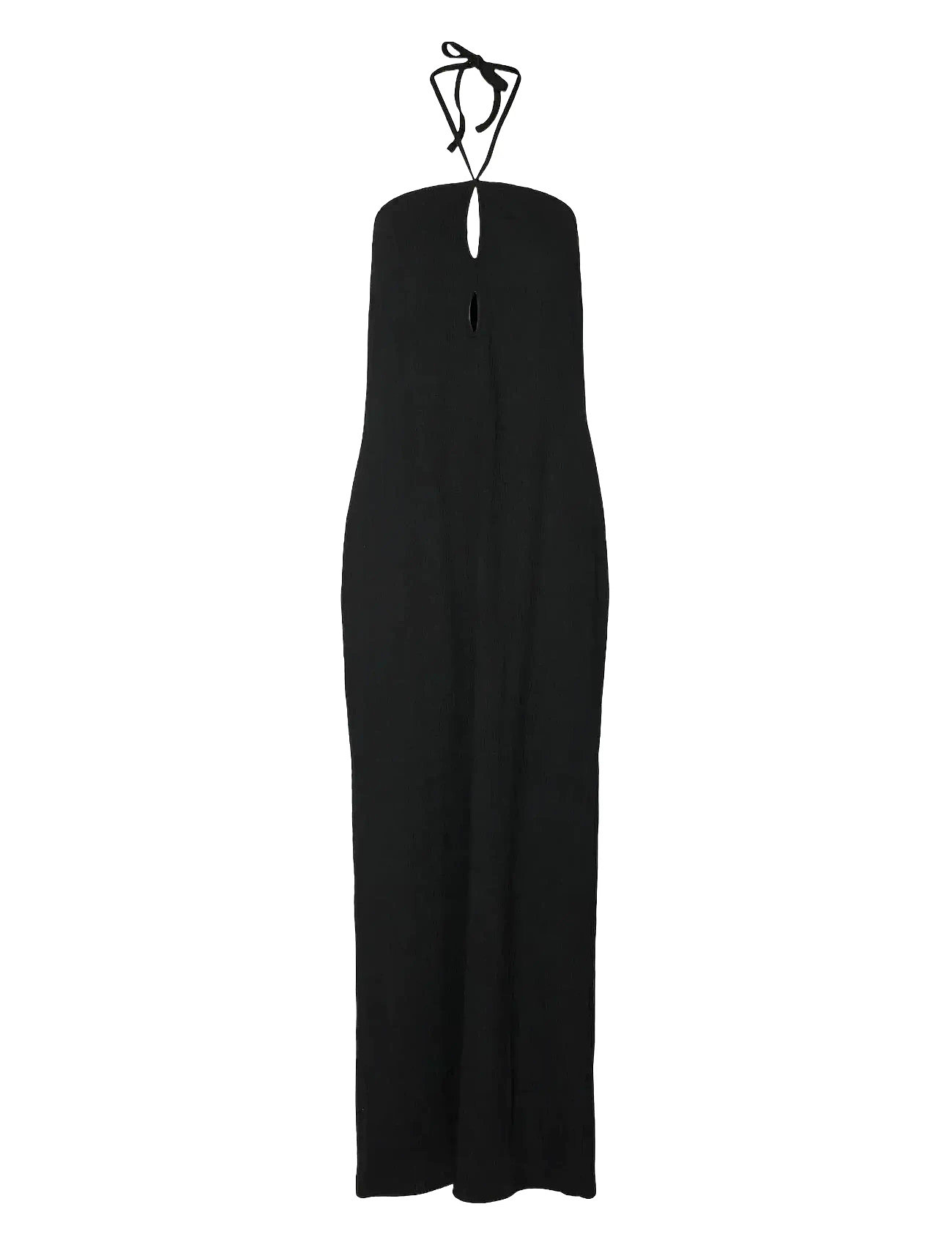 Yassuma Halterneck Ankle Dress - Ka Knelang Kjole Black YAS