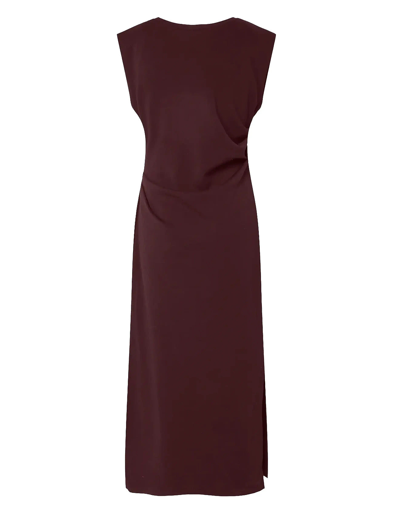 YAS Yaspina Sl Long Kleid Noos Burgundy - L - Damen