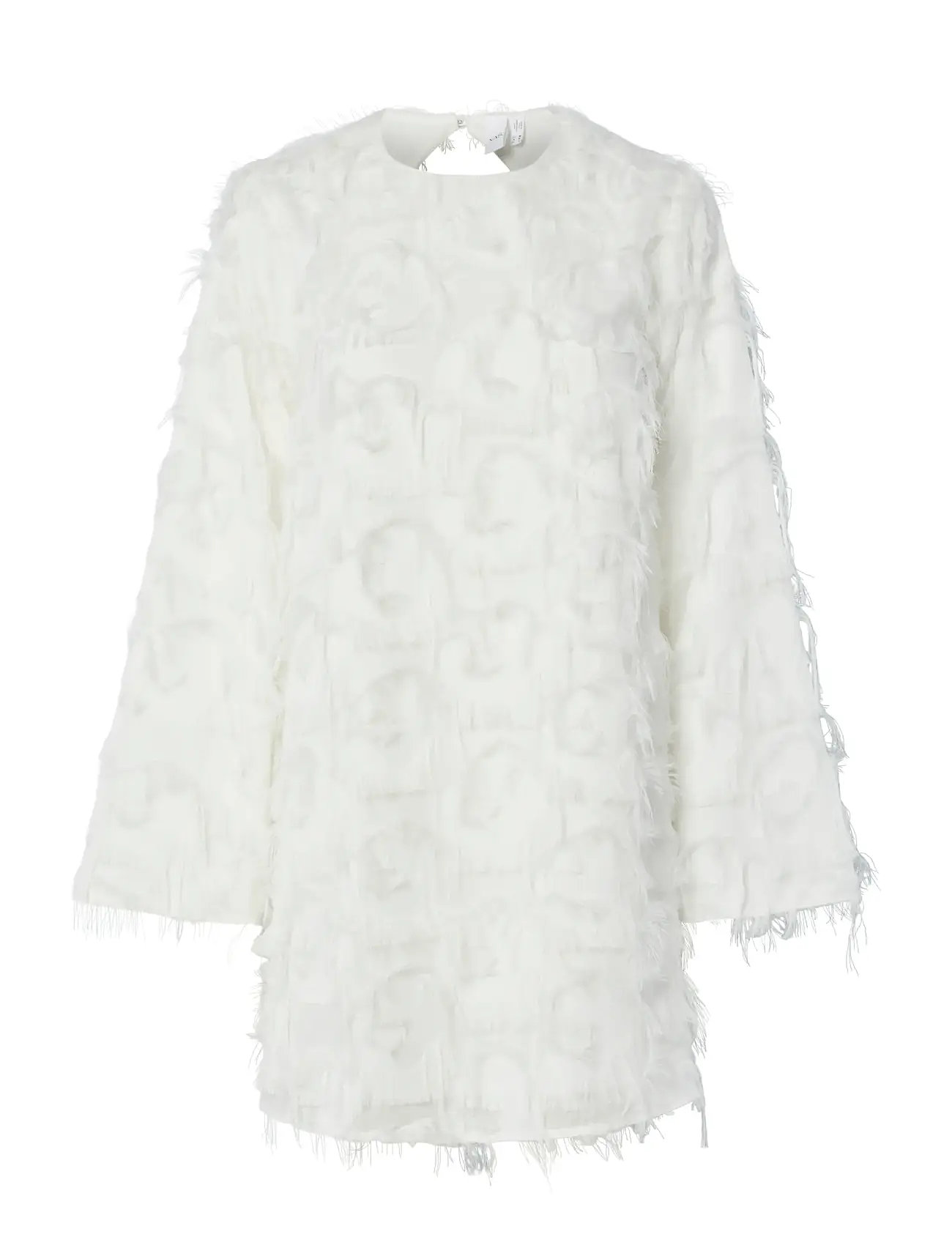 YAS Yasdio Ls Mini Kleid - Celeb Weiß - 40 - Damen
