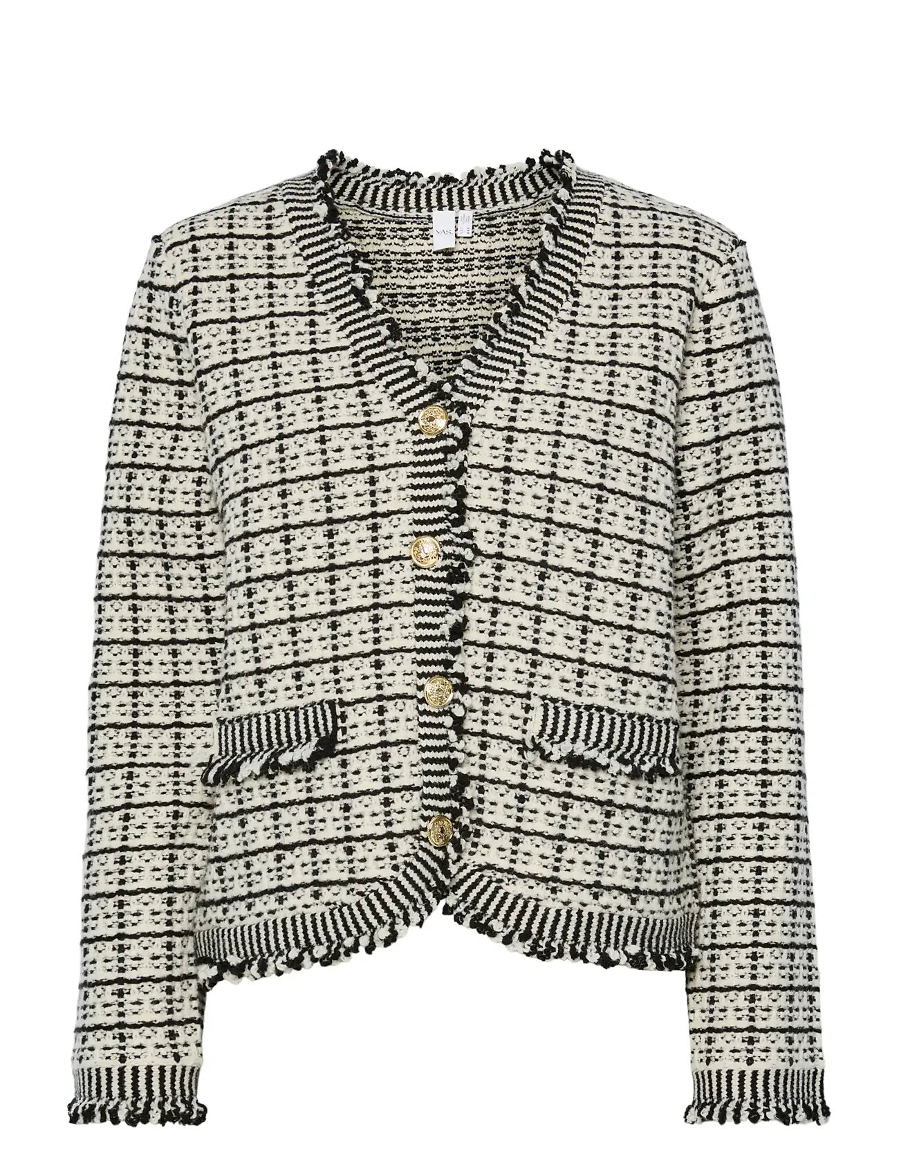YAS Yasrimo Ls Knit Cardigan S. Patterned - M - Damen