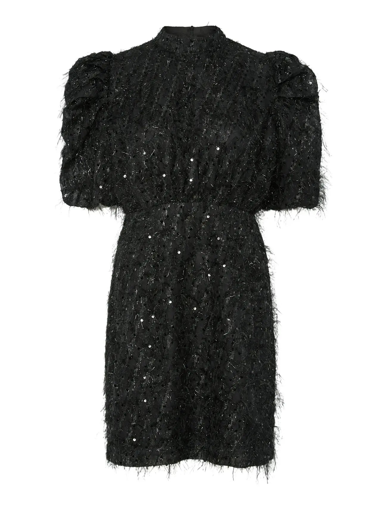 YAS Yasilza 2/4 Pailletten Kleid - Show Schwarz - 42 - Damen