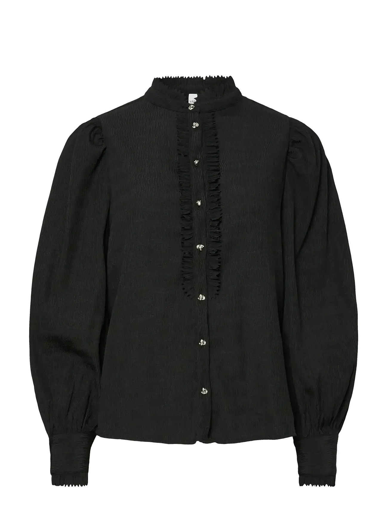 YAS Yasrigo Ls Shirt, 36, Black, Skjorter > Langærmede, Dame