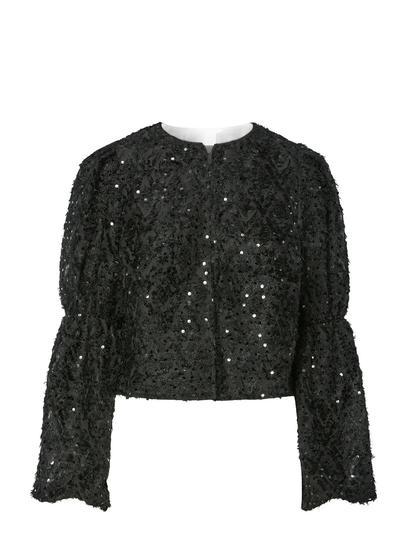 YAS Yasserala Ls Short Top, 40, Black, Bluser > Langærmede, Dame