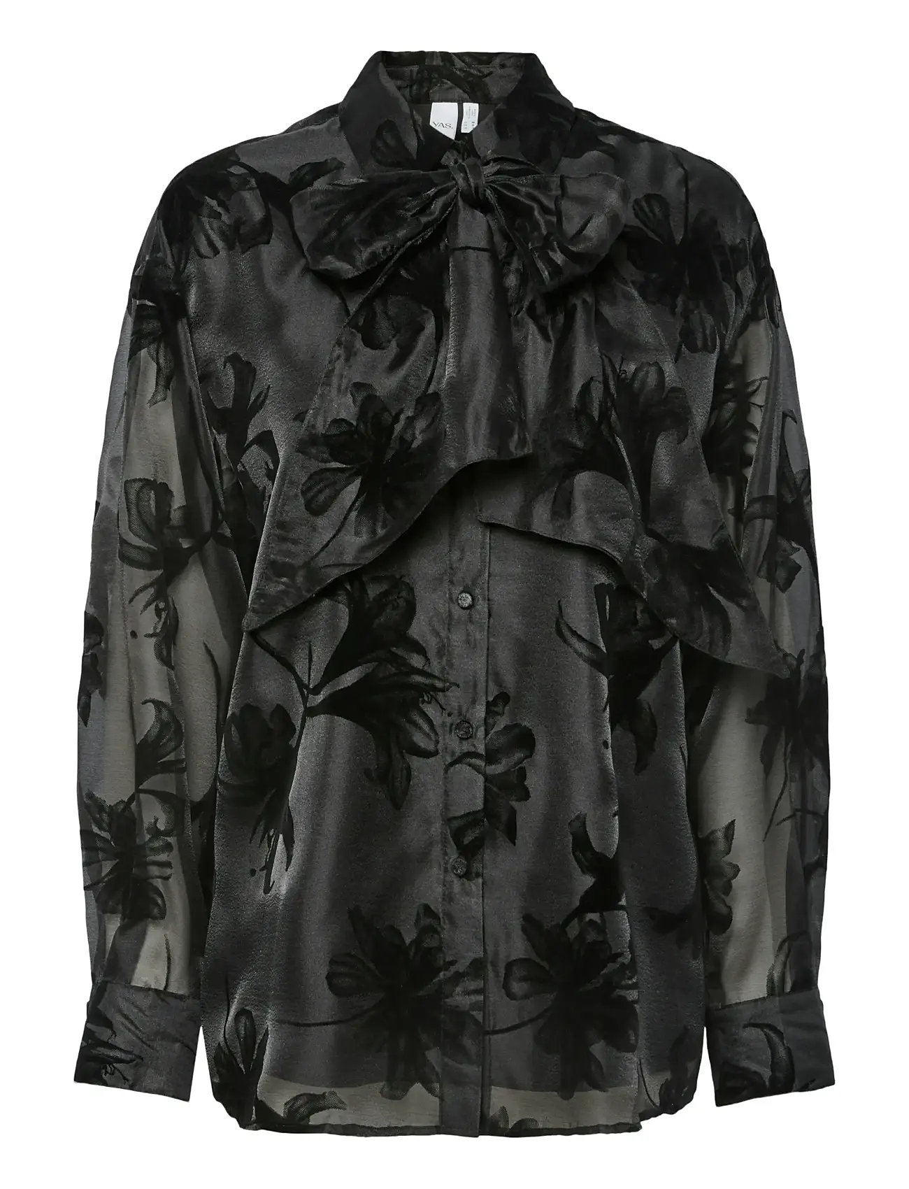 YAS Yaslingu Ls Shirt Schwarz - 40 - Damen