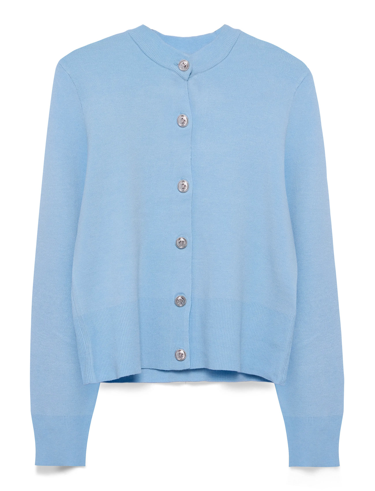 YAS Yaspimi Ls Knit Cardigan S. - D2D Blau - XS - Damen