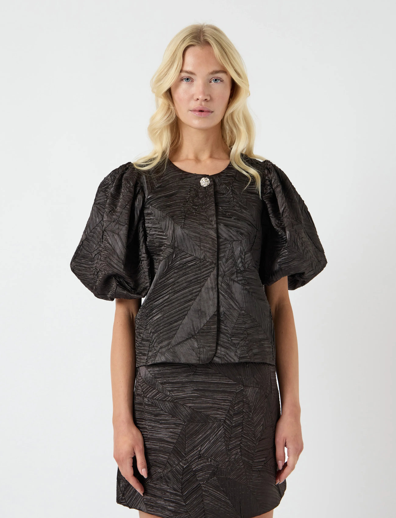 YAS Yasvibe Ss Top - Ex, 34, Black, Blazere > Cropped Blazere, Dame