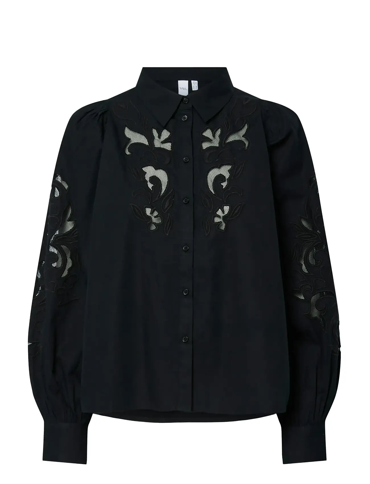 YAS Yaszimia Ls Shirt S. Noos Schwarz - 38 - Damen