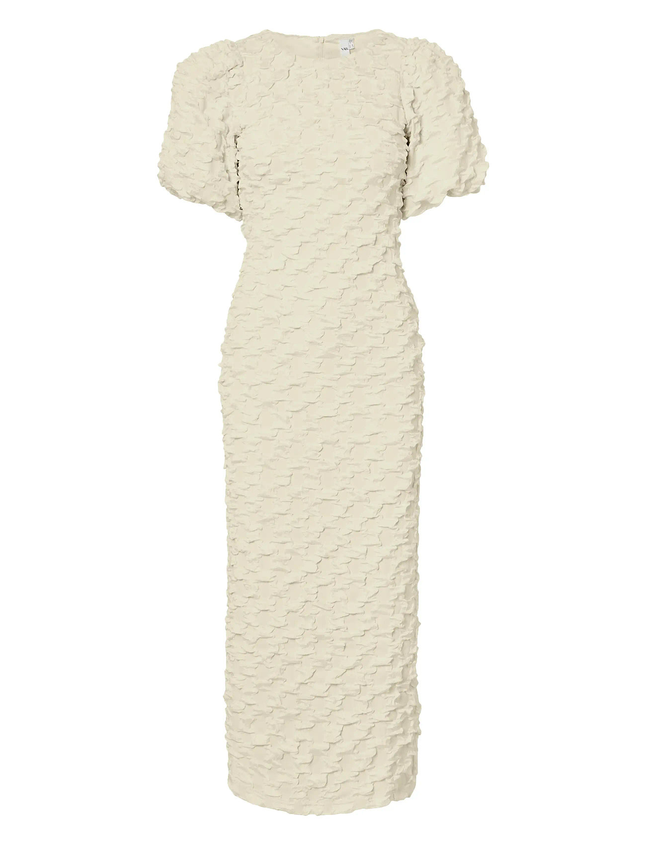 YAS Yasmiamaja 2/4 Long Kleid - Celeb Cream - 40 - Damen