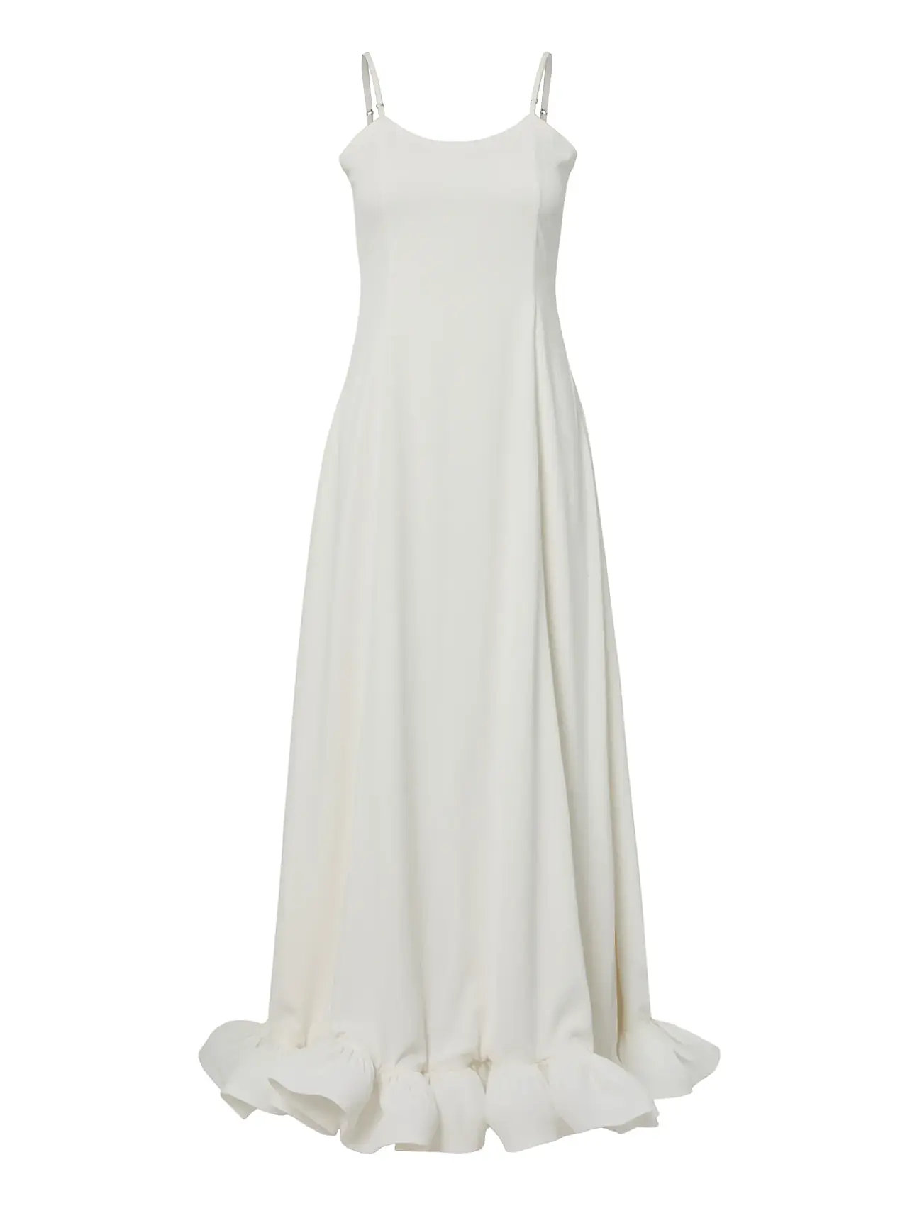 YAS Yascream Strap Maxi Kleid - Celeb Weiß - 42 - Damen