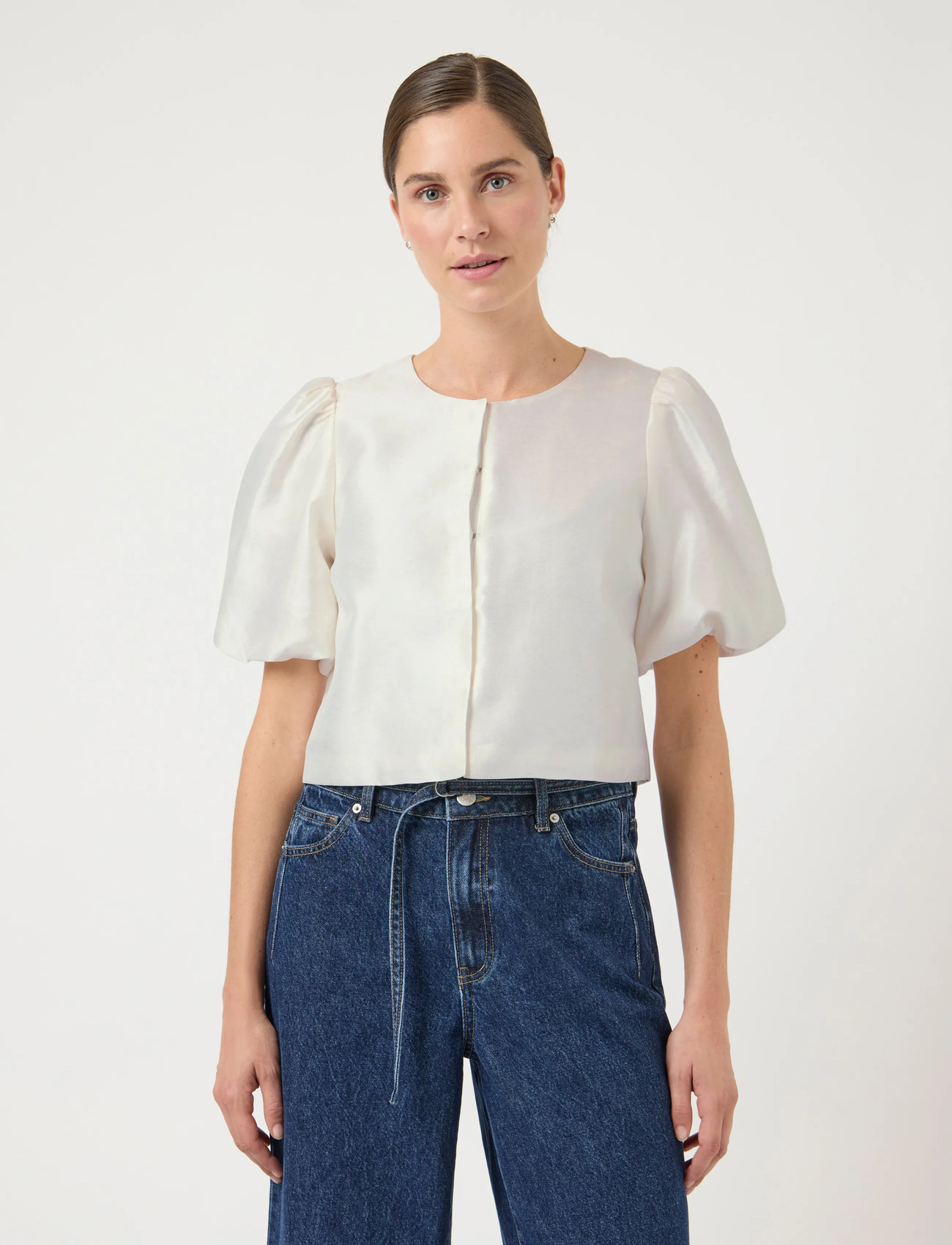 YAS Yasellina 2/4 Top - Celeb, 38, Cream, Bluser > Kortærmede, Dame