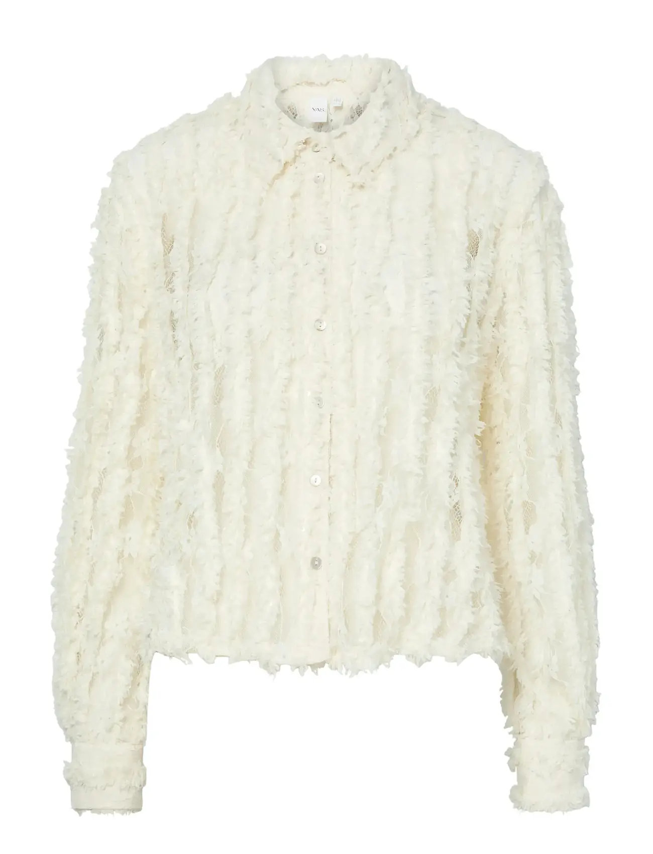 YAS Yasfrayly Ls Shirt Cream - 40 - Damen