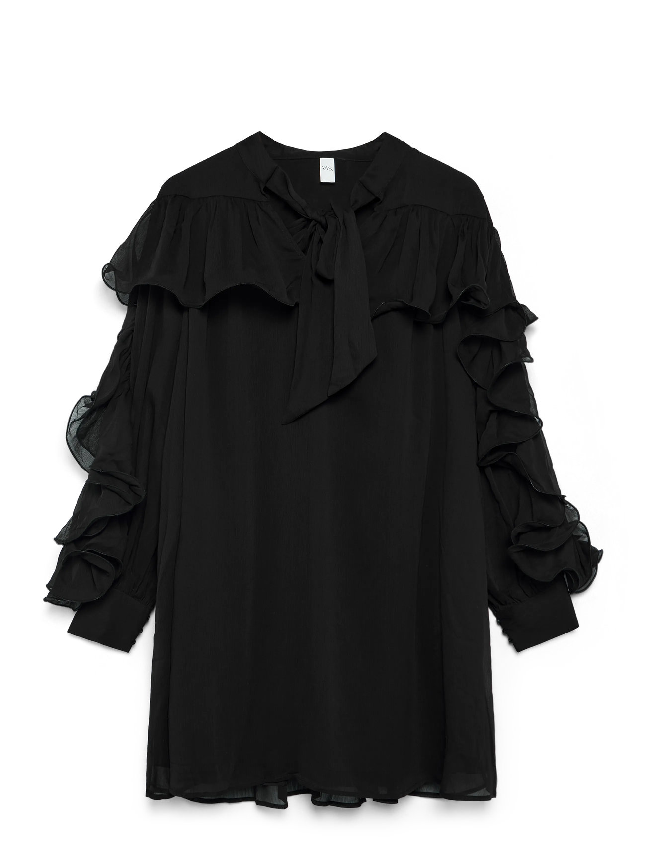 YAS Yasnoel Ls Kleid - Ex Schwarz - 42 - Damen
