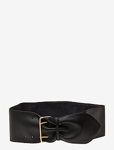 YASVALIRA WAIST LEATHER BELT - BLACK