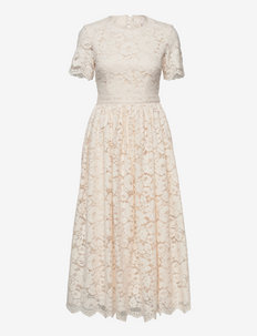 YASKAT SS LONG DRESS - CELEB - cocktail dresses - antique white