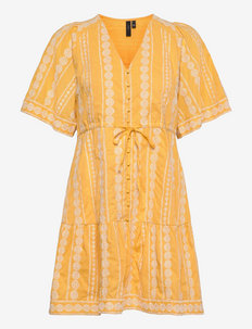 YASALIYAH SS DRESS - ICON S. - sukienki letnie - yolk yellow