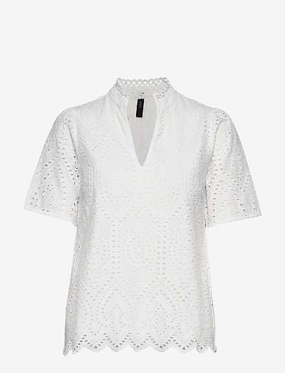 YASHOLI SS TOP S. - blouses à manches courtes - star white