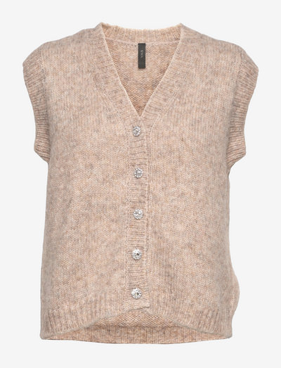 YAS Yassilvo Knit Vest S (Cuban Sand 