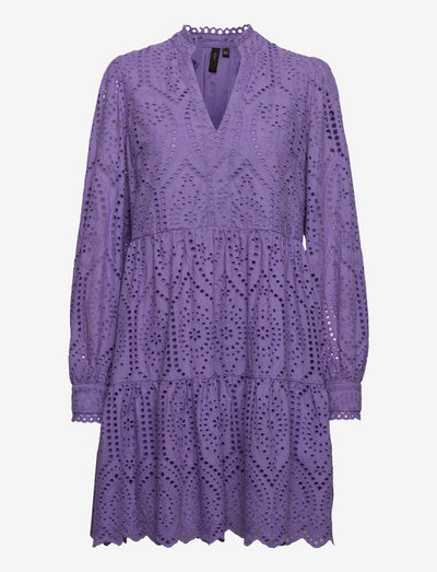 YASHOLI LS DRESS S. - summer dresses - aster purple