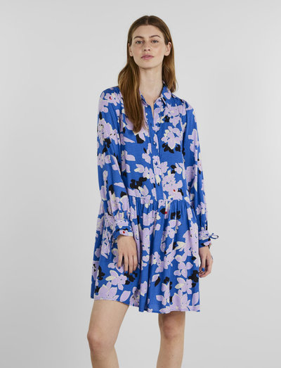 YASDALA LS SHIRT DRESS S. - shirt dresses - dazzling blue