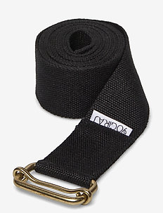 Yoga belt, standard - YOGIRAJ - jogas bloki un siksnas - midnight black