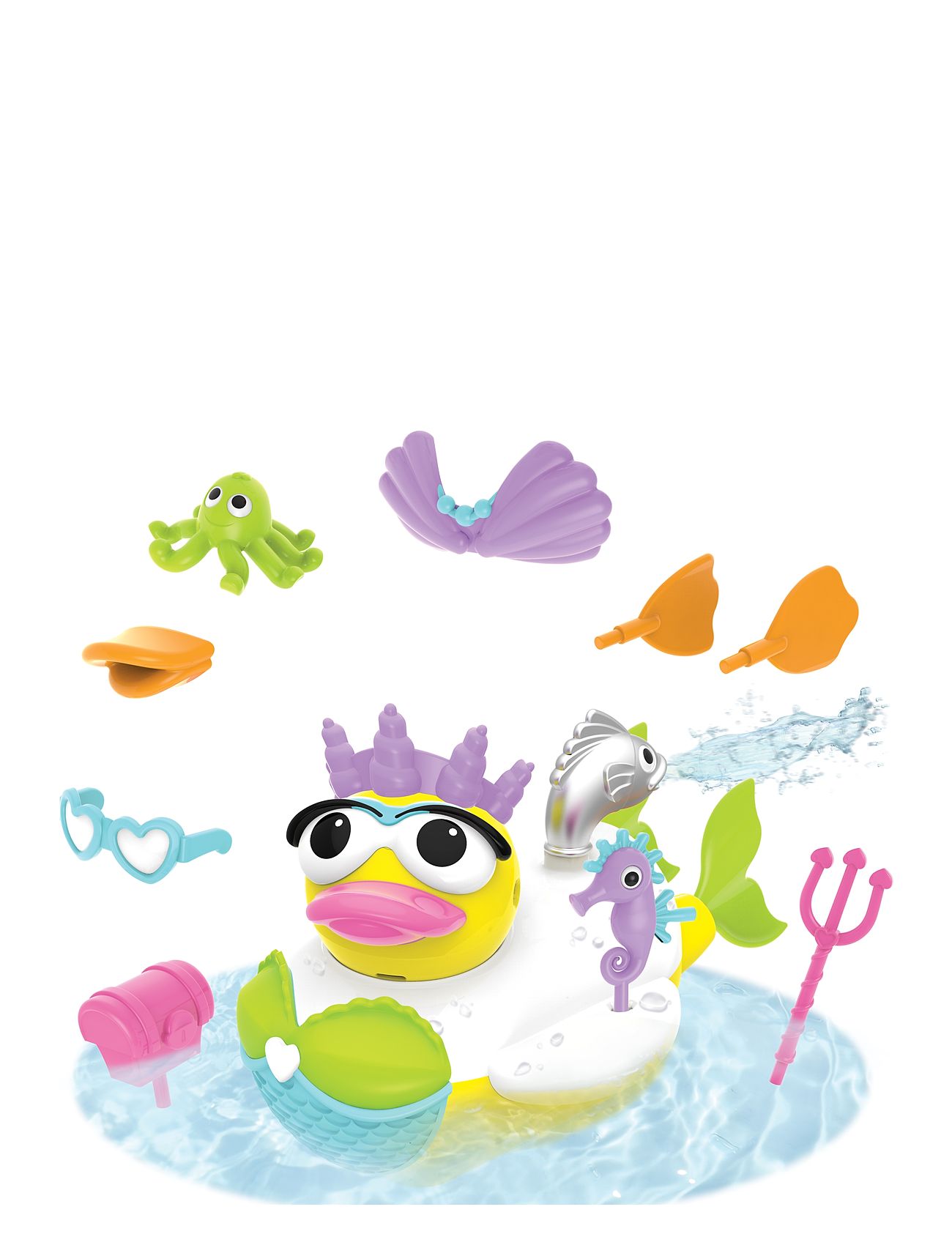 Jet Duck - Create A Mermaid Toys Bath & Water Toys Bath Toys Multi/patterned Yookidoo