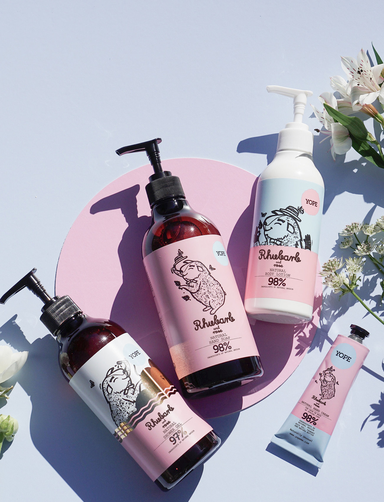 YOPE Yope Body Lotion Rhubarb And Rose, 300 ml, Nude, Kropspleje > Cremer & Lotions & Bodybutter, Dame