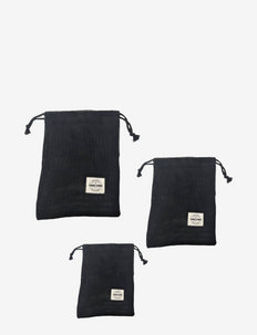 3 pcs. Reusable bags - aufbewahrungstaschen - black