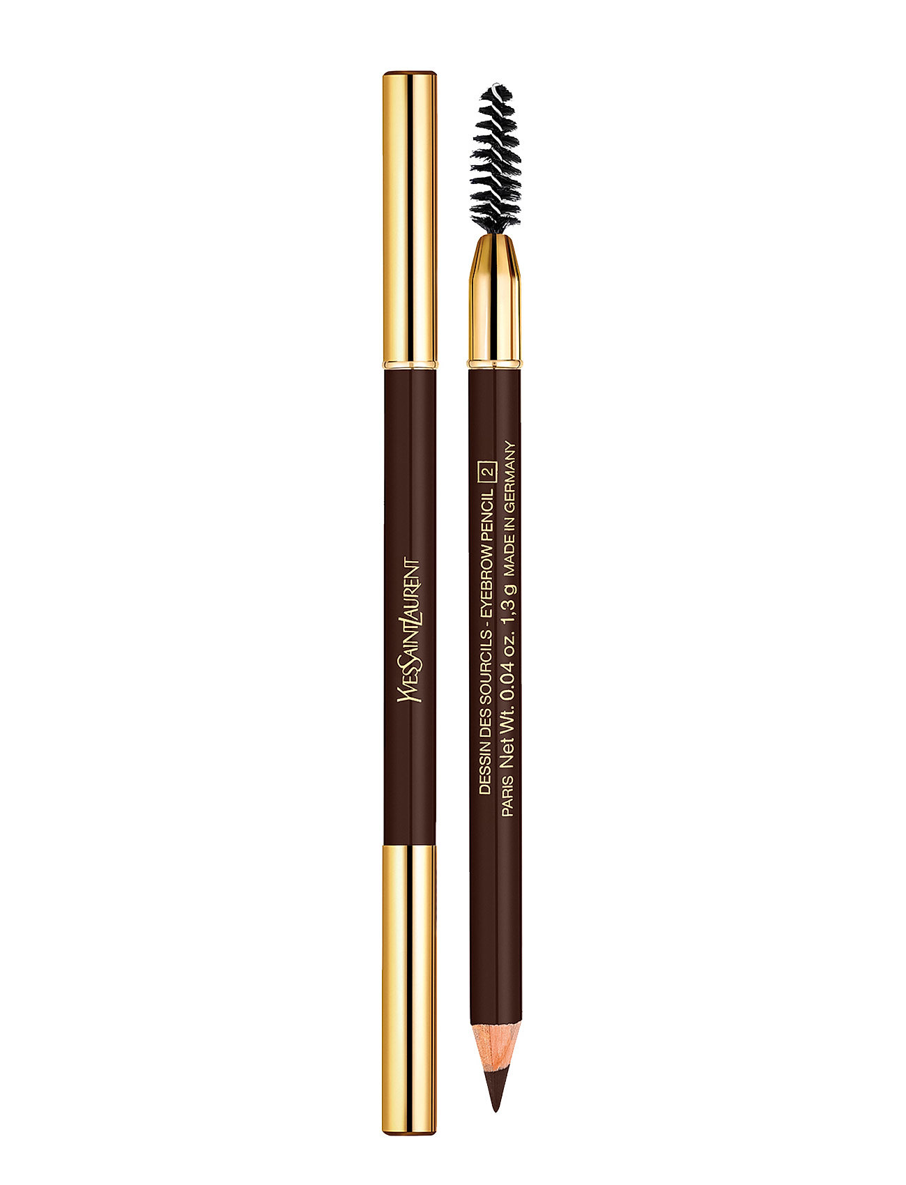 Yves Saint Laurent Yves Saint Laurent Dessin Des Sourcils Eyebrow Pencil 2, 1.3G, Brown, Øjenbryn > Øjenbrynsblyant, Dame