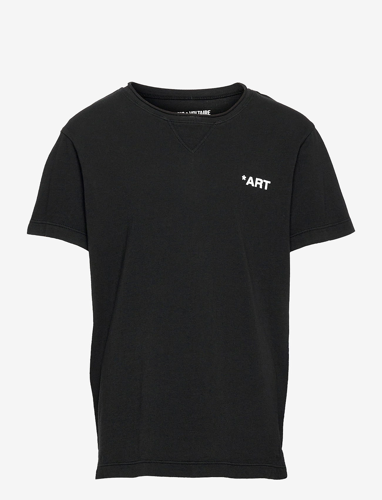 Zadig & Voltaire Kids - SHORT SLEEVES TEE-SHIRT - plain short-sleeved t-shirt - black - 0