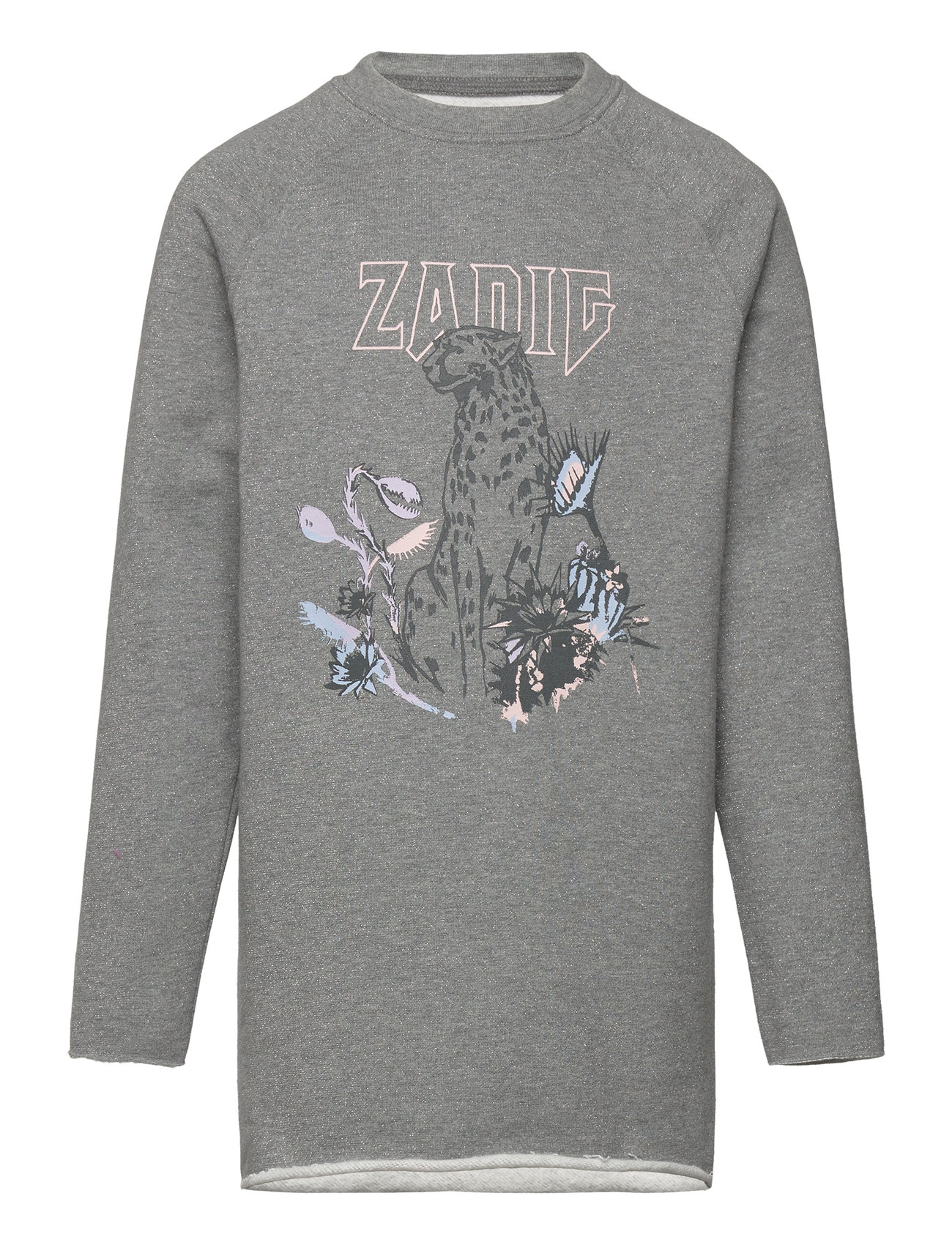 ZADIG & VOLTAIRE Kinder Langärmelig Kleid Grau - 140 - Kinder