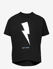 Zadig & Voltaire Kids - SHORT SLEEVES TEE-SHIRT - pattern short-sleeved t-shirt - black - 0
