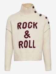 POLO NECK SWEATER OR JUMPER - IVORY