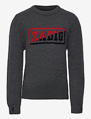 Zadig & Voltaire Kids - PULLOVER - charcoal marl - 0