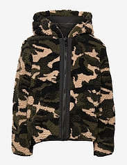 Zadig & Voltaire Kids - REVERSIBLE JACKET - fleece jackets - khaki  black - 0