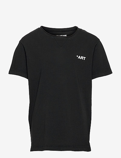 SHORT SLEEVES TEE-SHIRT - plain short-sleeved t-shirt - black