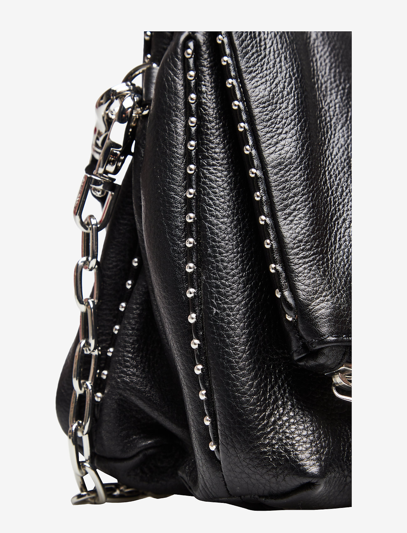 Rocky Grained Leather + Studs (Black) (3540 kr) Zadig & Voltaire